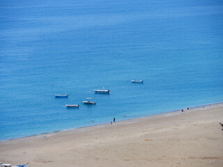 beach and sea boats