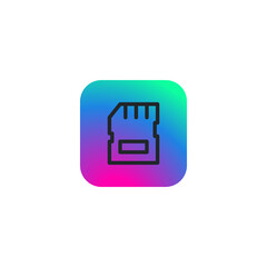 Fototapeta premium Memory Card