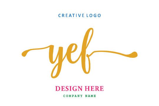 YEF lettering logo is simple, easy to understand and authoritative