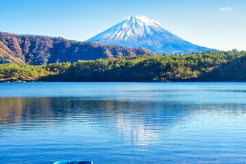 西湖の富士山