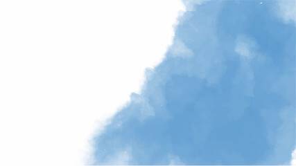 Naklejka premium Blue watercolor background for your design, watercolor background concept, vector.