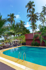 Beautiful tropical beach at island Koh Chang