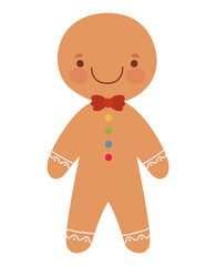 happy gingerbread man design