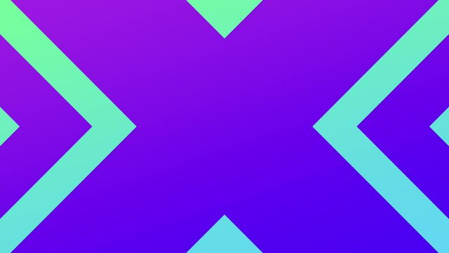 4K looping dark purple, pink video footage with rhombus. Abstract animation with X style.