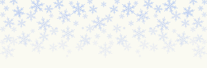 舞い散る雪の結晶のシックな背景素材
