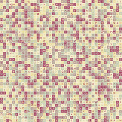 Fototapeta premium Abstract Geometric Pattern generative computational art illustration