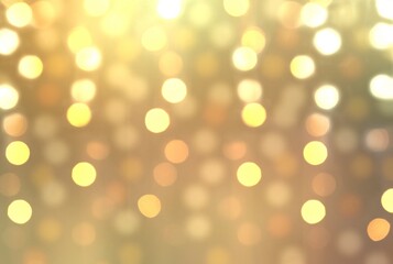 Obraz premium Golden garland lights bokeh effect illustration. New Year background.