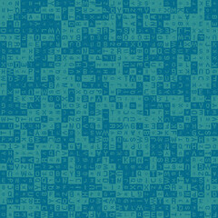 Abstract Geometric Pattern generative computational art illustration