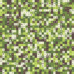 Abstract Geometric Pattern generative computational art illustration