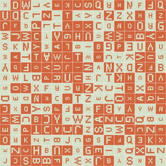 Abstract Geometric Pattern generative computational art illustration