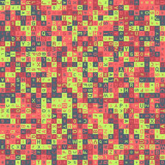 Abstract Geometric Pattern generative computational art illustration