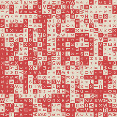 Abstract Geometric Pattern generative computational art illustration