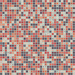 Abstract Geometric Pattern generative computational art illustration