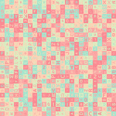 Abstract Geometric Pattern generative computational art illustration