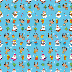 Christmas background paper, Seamless pattern