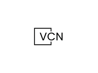 VCN letter initial logo design vector illustration