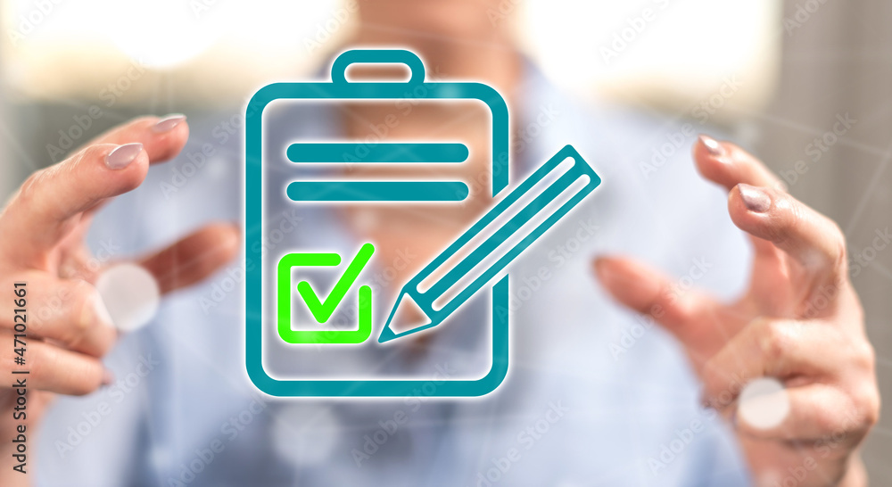 Wall mural concept of document validation