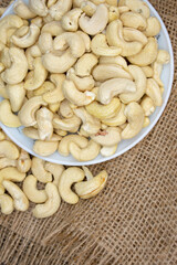 plan white cashew nuts