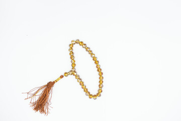 Tasbih is a form of dhikr that involves the glorification of God in Islam by saying Subḥānallāh.