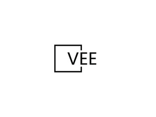 VEE letter initial logo design vector illustration