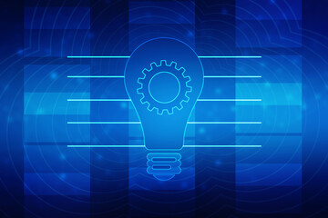 2d rendering led white lightbulb
