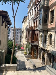 street in the town Istanbul, Turkey 
