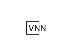 VNN letter initial logo design vector illustration