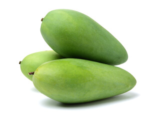 mangos on a white background 