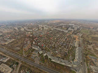 Fototapeta na wymiar aerial view of the city buildings