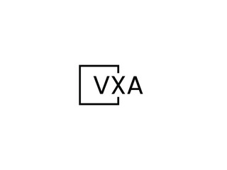 VXA letter initial logo design vector illustration
