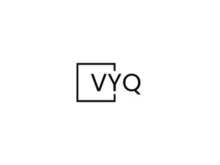 VYQ letter initial logo design vector illustration