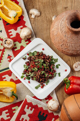 delicious caucasian cuisine