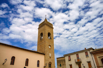 Fototapeta premium Ostra Vetere, historic town in Ancona province, Marche