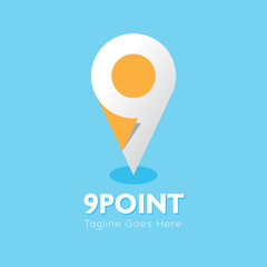 9 Point Logo Location