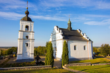 St. Elijah Church in Subotiv village near Chyhyryn, Cherkasy region, Ukraine. It is an ukrainian national monument and place where famous Hetman Bohdan Khmelnytsky is buried