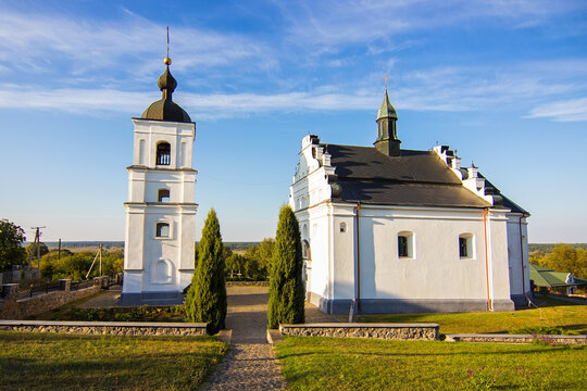 St. Elijah Church in Subotiv village near Chyhyryn, Cherkasy region, Ukraine. Place of burial of Bohdan Khmelnytsky, well-known Ukrainian hetman. Famous historical symbol of Ukraine