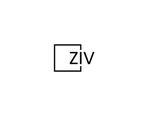Obraz premium ZIV letter initial logo design vector illustration