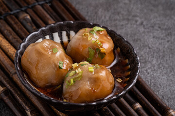 Bawan (Ba wan), Taiwanese meatball delicious street food.