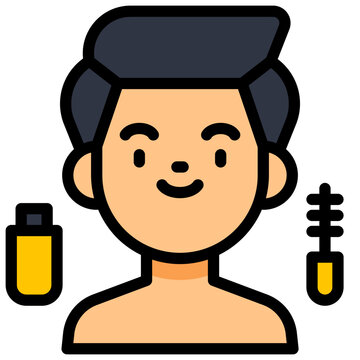 recommend clip art: eyelash filled outline icon