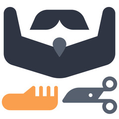 beard flat icon