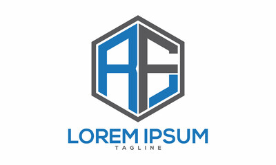 Unique front typography logo Modern and minimalist vector and abstract logo