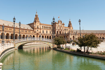 Obraz premium Plaza de España en Sevilla