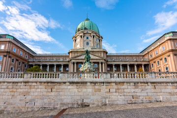 Royal palace of Buda in Budapest, Hungary