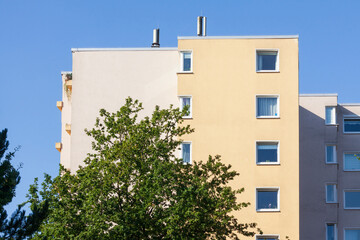 Wohngebäude, monotone Mehrfamilienhäuser, Bremen, Deutschland, Europa