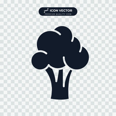 broccoli icon symbol template for graphic and web design collection logo vector illustration