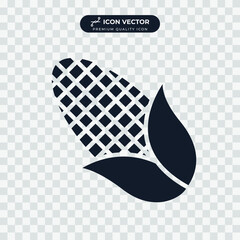 Fototapeta premium corn icon symbol template for graphic and web design collection logo vector illustration