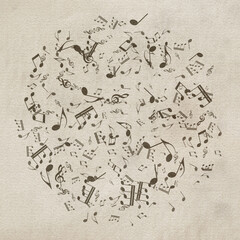 Old musical background.