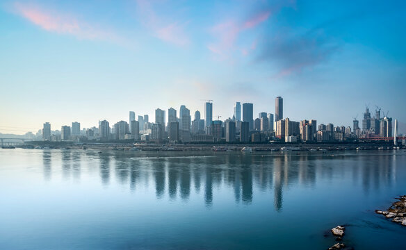 Chongqing city scenery street view