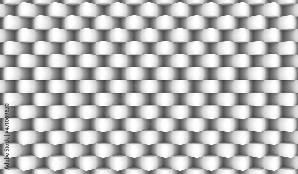Poster abstract 3d background consisting of cubes.3d render