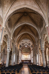 Fototapeta premium Milan, stone, sculpture, ancient, old, tourism, italy, milano, chains, parco sempione, sempione, architecture, building, city, landmark, europe, italy, sky, travel, arch, church, old, palace, monument